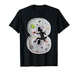 8 Year Old Rock Climbing 8th Birthday Adventures Climber T-Shirt