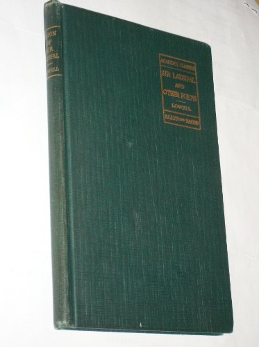 The vision of Sir Launfal, and other poems, (Th... B000869KF2 Book Cover
