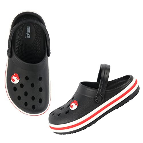 Image of URJO Unisex-Child Beach Kid's Clogs /Sandals with Adjustable Strap Levirex Comfort Waterproof 40% Less Pressure By Neoz Clog