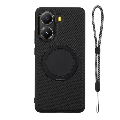 �yViLi D-TCY�z Xiaomi �V���I�~ POCO X7 Pro �Ή� 360�x��]���X�^���h�E�}�O�l�b�g�����O �X�g���b�v�t���P�[�X �� CXiPOX7P-TCY-BK