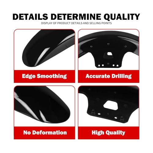 Garde-Boue Avant Moto Touring Finition Premium Roue 19
