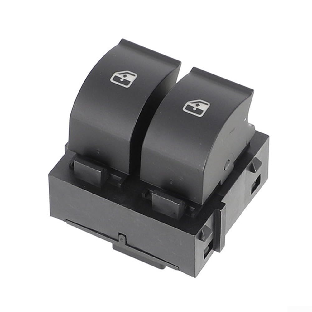 Interruttore alzacristalli elettrico 735451232 per Fiat Grande Punto Panda Doblo 2005-2008 ABS Nero Ricambio Interruttore di Controllo Interno