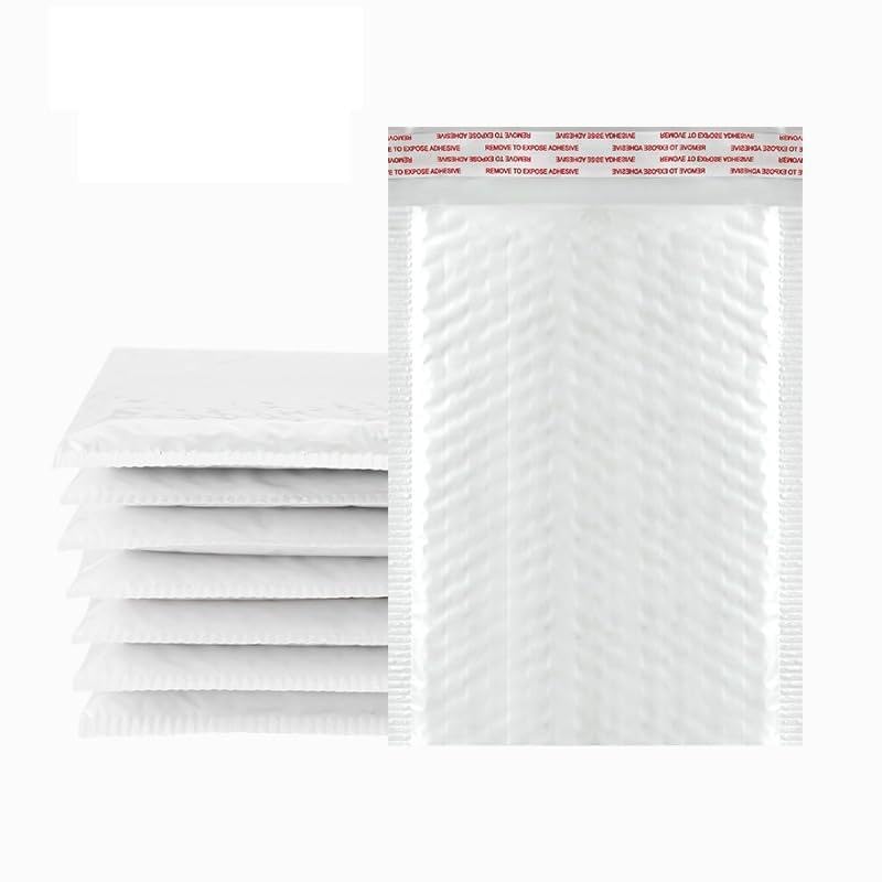 Sacs d'expédition en mousse blanche protégeant vos petits objets fragiles de 15x18cm
