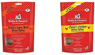 Stella & Chewy'S Freeze-Dried Raw Dinner Patties Dog Food Variety Pack Of 2 (Chicken And Beef), 5.5 Oz. Each image 2