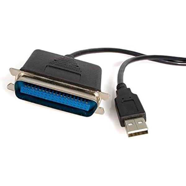 StarTech.com Kabel USB na adapter równoległy 3 m - Centronics / IEEE1284 kabel do drukarki USB - wtyczka/wtyczka