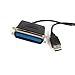StarTech.com 10 ft USB to Parallel Printer Adapter - M/M - USB to ieee 1284 - USB to centronics - USB to Parallel Cable (ICUSB128410)