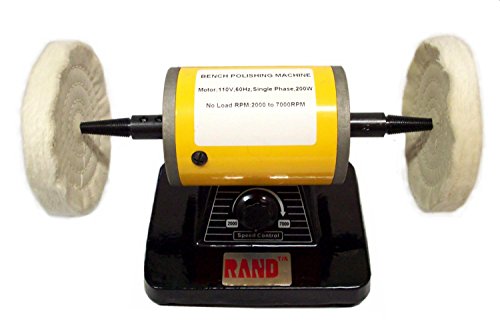 RAND VARIABLE SPEED BENCH POLISHER/BUFFER- Polishing/Buffing Machine 5