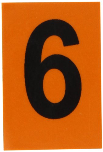 Chiffres et lettres réfléchissants Brady 59131 autocollants de marquage extérieur