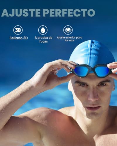 Miniatura 3 de Zionor G1 - Gafas De Natación Polarizadas Para Unisex Y Adulto Y Mujer, Anti Niebla, 100 Anti Uv Gafas De Buceo