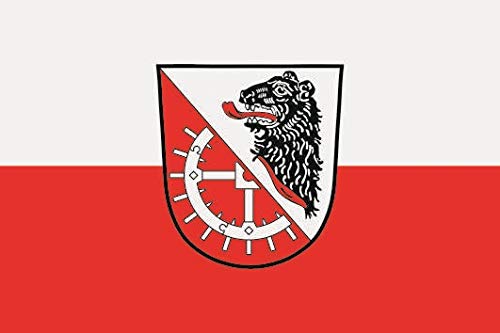Drapeau de Mühlhausen grand format pour pavoiser votre façade lors des fêtes régionales