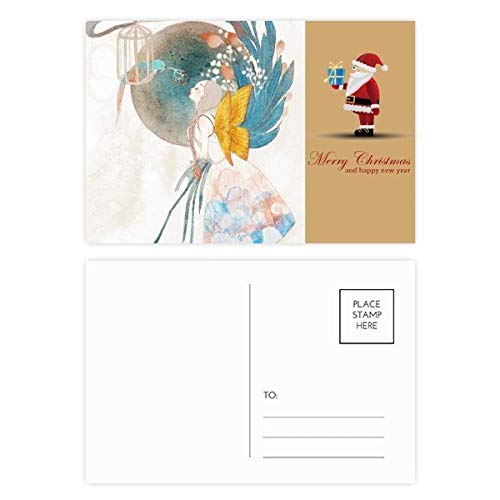 Cartes postales père Noël Wing pour accompagner vos cadeaux de Noël