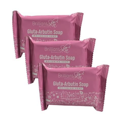 RosySkin Essentials Brilliant Skin Gluta - Arbutin Soap Bar Size 70g (Pack Of 3)