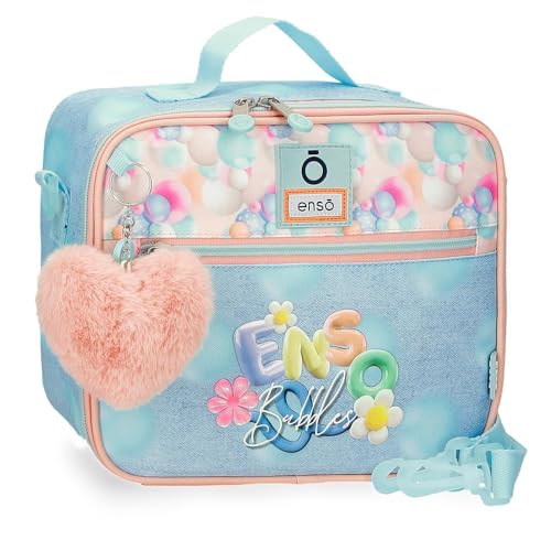 Enso Bubbles Bandolera Porta Alimentos térmica Multicolor 25x21x11 cms Poliéster