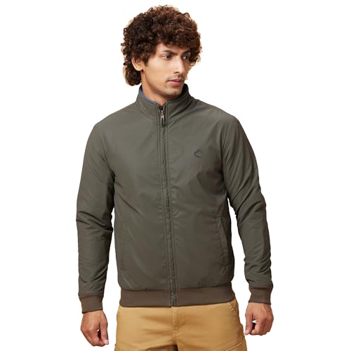Image of Being Human Olive Coloured Men Sweater