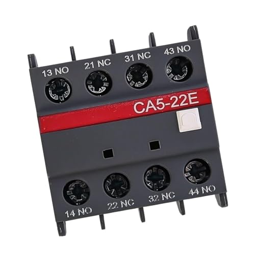 CZRTR 1 contactor de CA CA5-22E, Normalmente Abierto y Normalmente Cerrado, Paquete Auxiliar.