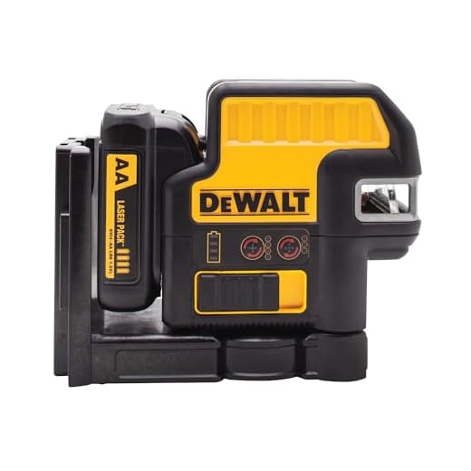 DEWALT 12V MAX Laser Level, 5 Spot + Cross Line Laser, Red, 165-Foot Range (DW0825LR)