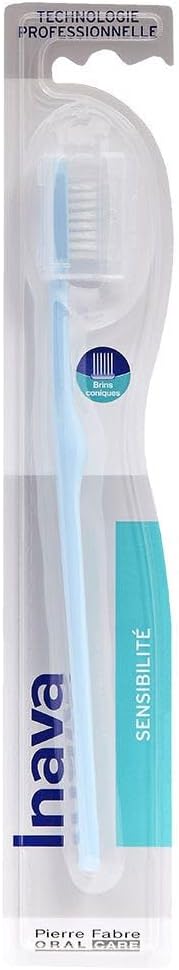 Sensitivity Extra Soft Manual Toothbrush for Adults - Hypersensitivity Dentinaire, Collets Denudes Protection, 100mm Bristles, Nylon, Recyclable, 1 count