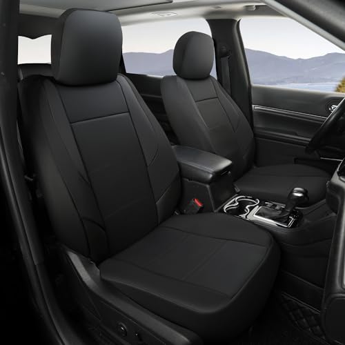 GIANT PANDA Front Car Seat Cover for Jeep, Faux Leather ...