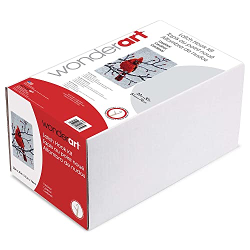 Image of Wonderart Latch Hook Yarn, Classic Cardinal