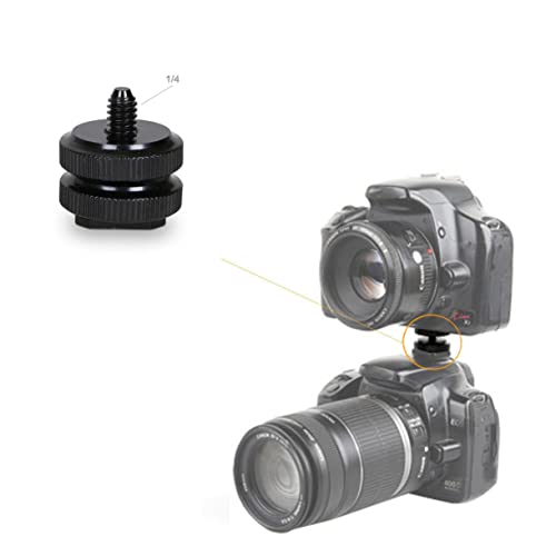 Soporte adaptador de zapata caliente de 12 piezas para flashes de cámara y accesorios de montaje 6