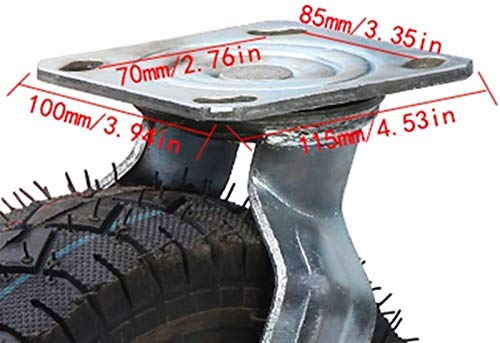 Roues de roulette d'industrie robustes pour charges lourdes - 4