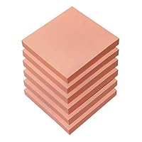 ZCZN Lot De 10 Blocs De 100 Feuilles De Notes Adhésives Violet Clair 51 X 51 Mm