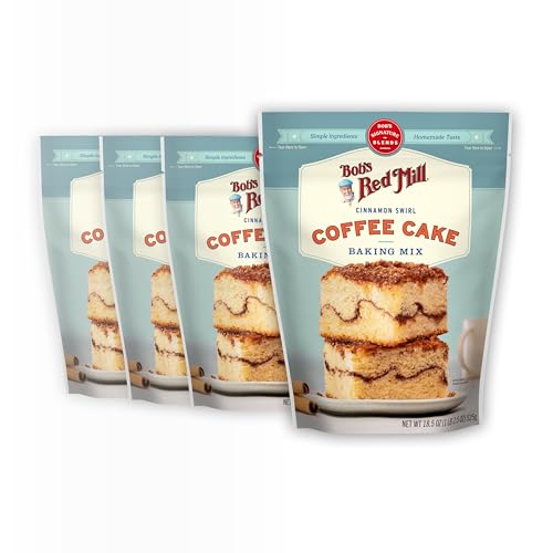 Image of Bob's Red Mill Cinnamon Swirl Coffee Cake Baking Mix, 18.5oz (4 Pack)