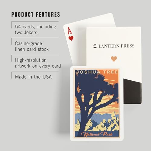 Baraja Lantern Press Joshua Tree 52 Cartas Póker miniatura 3