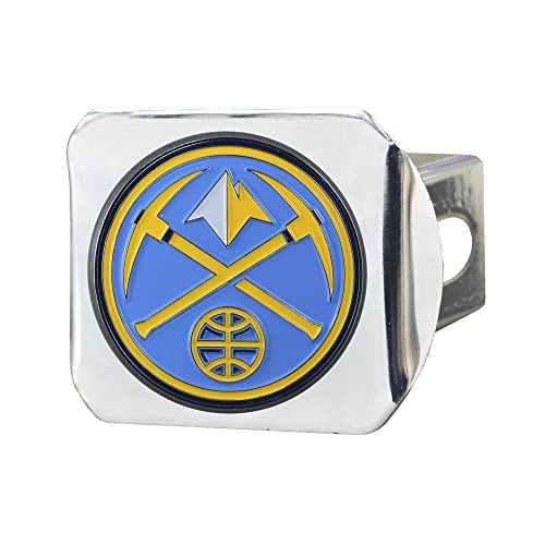 Fanmats 22727 Denver Nuggets Hitch Cover - 3D Color Emblem #TOP22