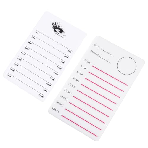 Healvian Palette per Extension Ciglia Acrilica 2 Pezzi Porta Ciglia Professionale 5mm per Saloni e Uso Domestico