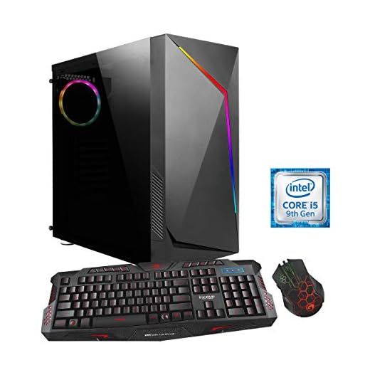 Hyrican Onyx PCK06513 - Ordenador de sobremesa (Intel i5-9400F, 16 GB de RAM, 480 GB SSD, 1 TB de Disco Duro, GTX 1660 Ti Win10)