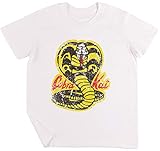 Cobra Kai - Kárate Niño Niños Chicos Chicas Unisexo Camiseta Blanco