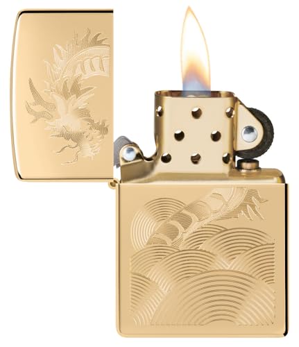 Encendedor Zippo Diseño Vintage Dragon miniatura 3