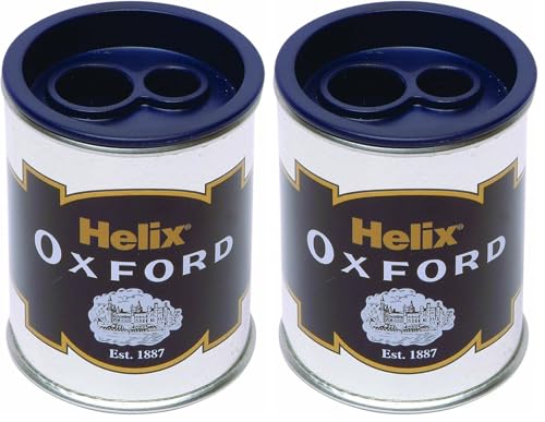Image of Helix Oxford Two Hole Barrel Sharpener (Pack of 2)
