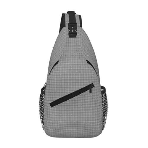 Mochila cruzada de la Torre Eiffel en color negro con diseño diagonal ligero