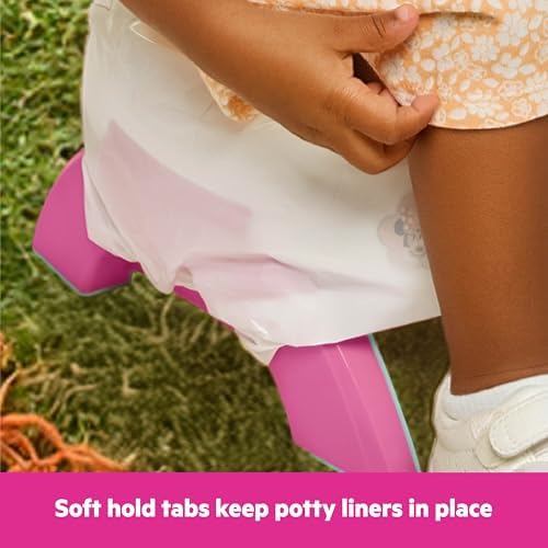 Disney Minnie Mouse 2-in-1 My Travel Potty by Bright Starts, Freestanding Potty or Toilet Topper Seat, Includes Travel Storage Bag, Pink — view 5