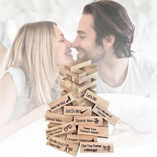 Jeu romantique de Tumble Tower pour briser la routine du couple avec défis