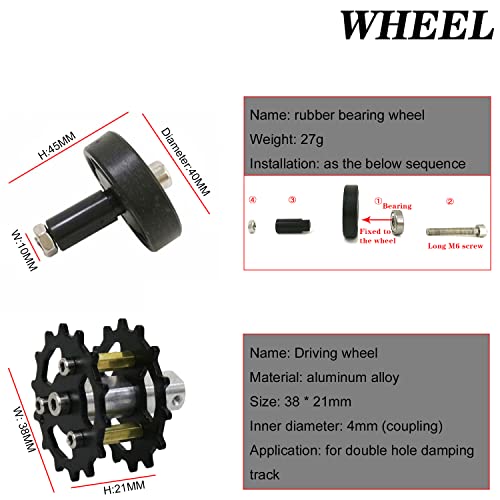 Professional Rc Robot Tank Chassis Kit With 2Pcs Encoder Dc Motors, Tracked Robotic Car Platform For Arduino, Raspberry Pi, Microbit, Diy Caterpillar Vehicle Model For School Science Education #TOP5