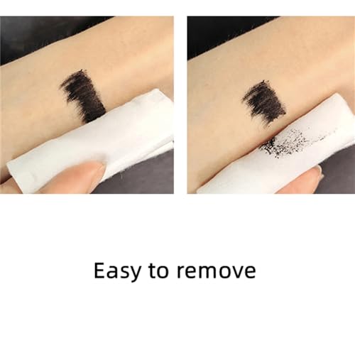 Black Waterproof Mascara for Fine Short Eyelash, Small Wand Brush Mascara, Long-Lasting, Smudge-proof, Voluminous Eyelashes, Gift(1 Pcs) - Image 6