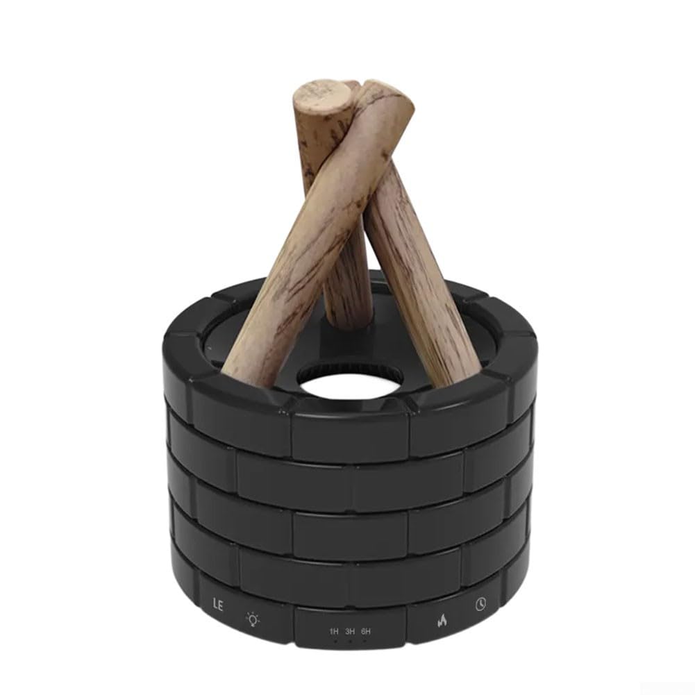 Humidificateur design flamme artificielle : diffuseur d'arômes chic pour intérieur moderne