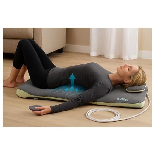 HoMedics BodyFlex Air Compression Stretching Mat, 6 Programs, Auto Program, Yoga-Inspired Stretches