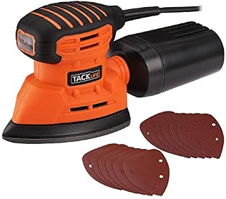 Mouse Detail Sander, TACKLIFE 12000OPM Electric Sander with 12Pcs Sandpapers