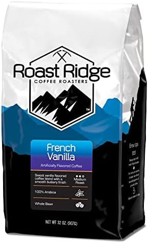 Roast Ridge Whole Bean Coffee, Medium Roast, French Vanilla, 2 lb