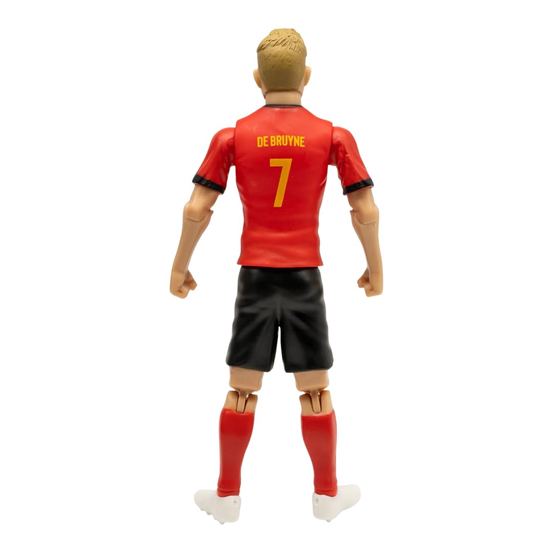 Sockers Banbo Toys 2026 - Figura de acción de fútbol coleccionable del equipo nacional de Bruyne de Bélgica de 8 pulgadas