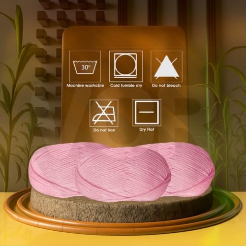 Image of VCR Neon Pink Yarn, 100 Grams Hank, 190 Meters Length, Acrylic Ball for Crochet and Knitting, Soft Crosia Threads, Pack of 1 Yarn, Suitable for DIY Crafts