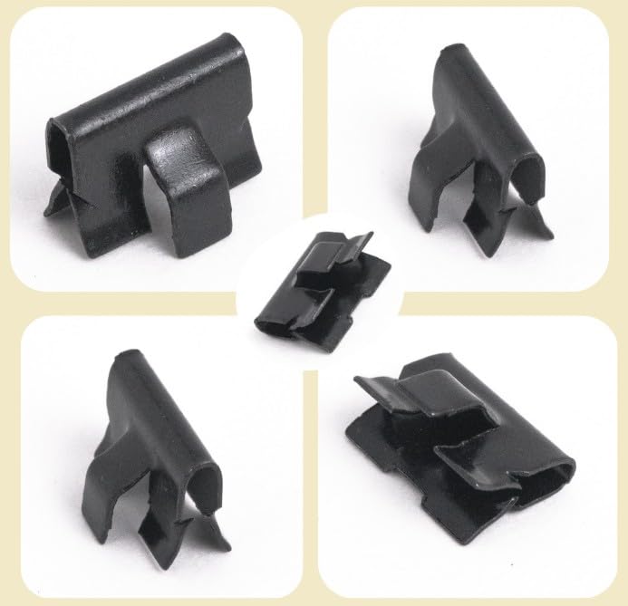 Sujeta tus paneles con estos clips universales para salpicadero de coche y puertas, 10 uds 4