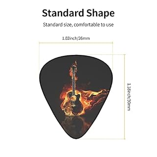 Pack de 12 médiators pour guitare Fire Guitar Picks pour guitare électrique Guitare acoustique Diverses guitares - Les Beatles, Paul McCartney, John Lennon, RIngo Starr, George Harrison Pack de 12 médiators pour guitare Fire Guitar Picks pour guitare électrique Guitare acoustique Diverses guitares – Image 3