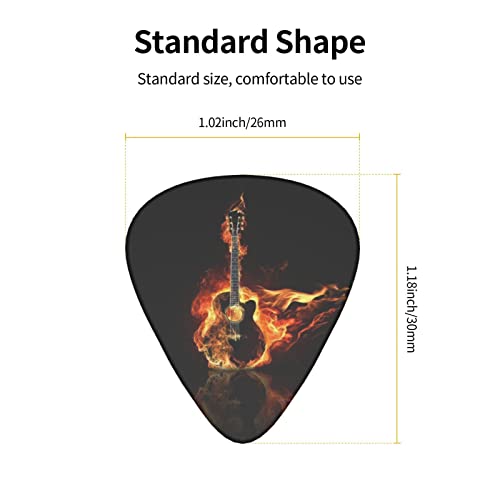 Pack de 12 médiators pour guitare Fire Guitar Picks pour guitare électrique Guitare acoustique Diverses guitares - Les Beatles, Paul McCartney, John Lennon, RIngo Starr, George Harrison Pack de 12 médiators pour guitare Fire Guitar Picks pour guitare électrique Guitare acoustique Diverses guitares – Image 4