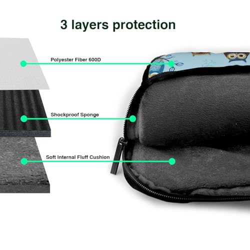 Maletín para portátil impermeable azul claro 14 pulg miniatura 5