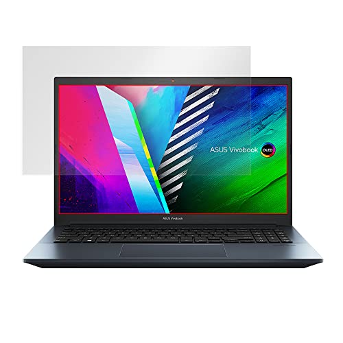 �~���r�b�N�X ASUS Vivobook Pro 15 OLED �p �ڂɗD���� �u���[���C�g�J�b�g PET�� �ی� �t�B���� �K���X���݂̋��x 9H�f�ލ̗p ����^�C�v ���{�� OverLay 9H Eye Protector